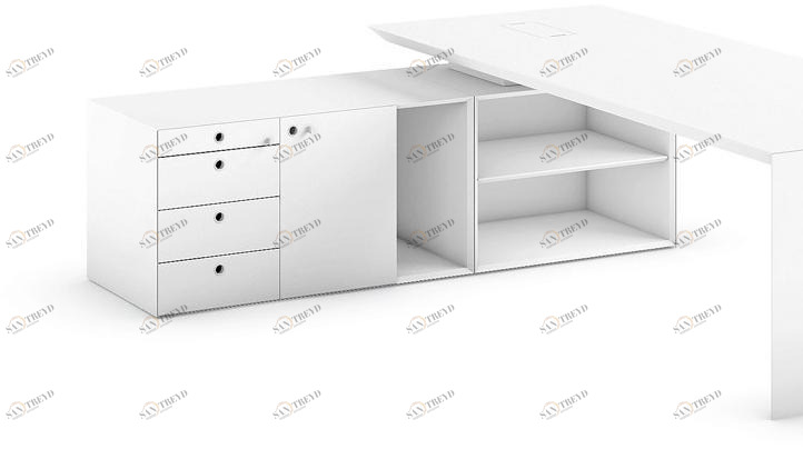 FANTONI Стол с ящиками из фанерованной древесины Multipliceo sun-id-1398554