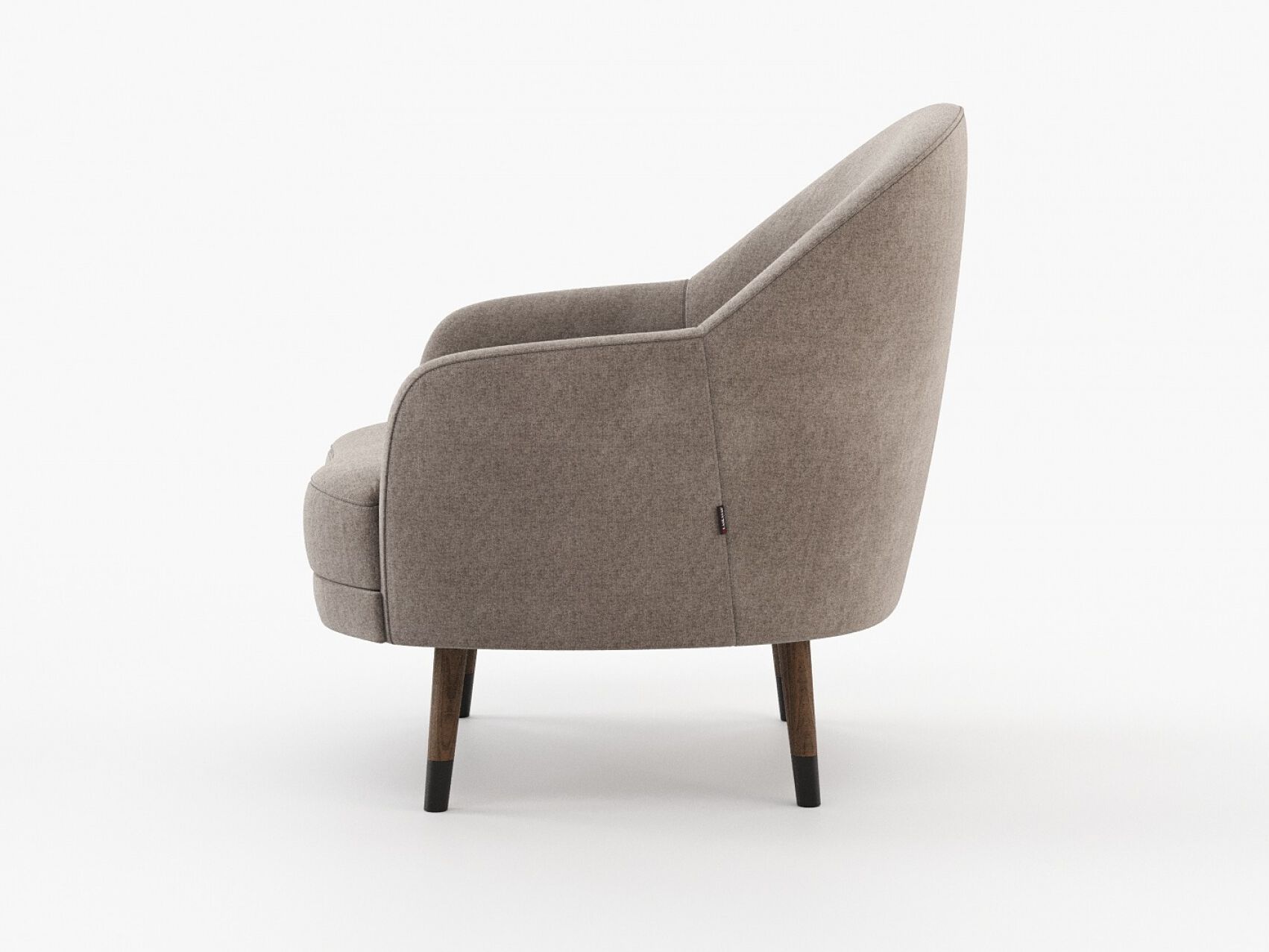 Бархатное кресло с подлокотниками Laskasas ARCH-00143651 - Вид №1