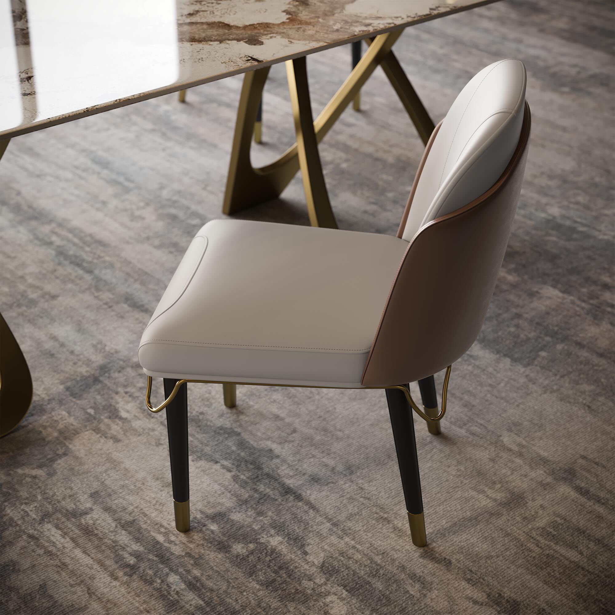 Стул из искусственной кожи GIULIA GRILLO INTELLETTUALE ARCH-00107049 - Вид №5