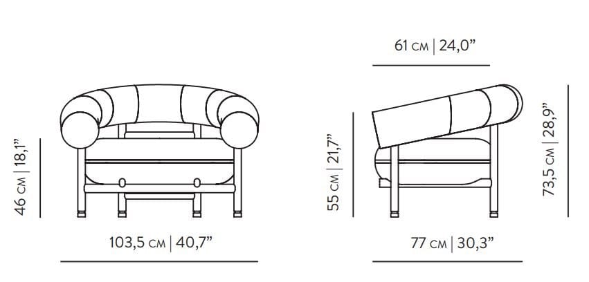 Тканевое кресло с подлокотниками Wewood LOOP ARCH-00071632 - Вид №8