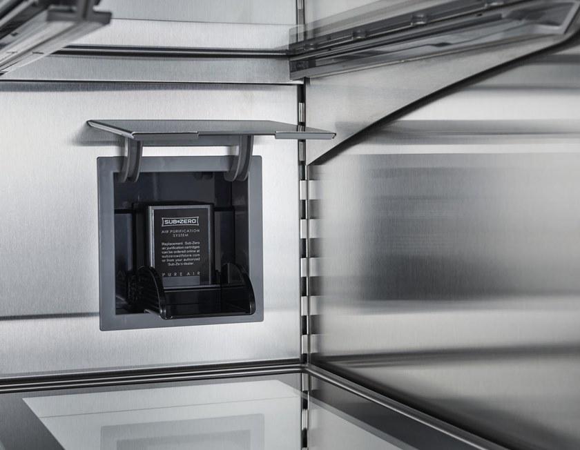 Sub-Zero Комбинированный холодильник с выдвижным ящиком из нержавеющей стали Pro 48 sun-id-1376846 - Вид №1