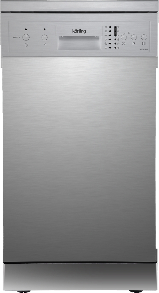 KDF 45240 S Встраиваемые посудомоечные машины / отдельност., 45 см, а++/a/a, электронное управление, 6 программ: нормальная, эко, стекло, интенсив, 90 мин, быстрая; 10 компл., led индикаторы, активная сушка, таймер отложенного старта 3/6/9 часов, половинн Santreyd  - Вид №1