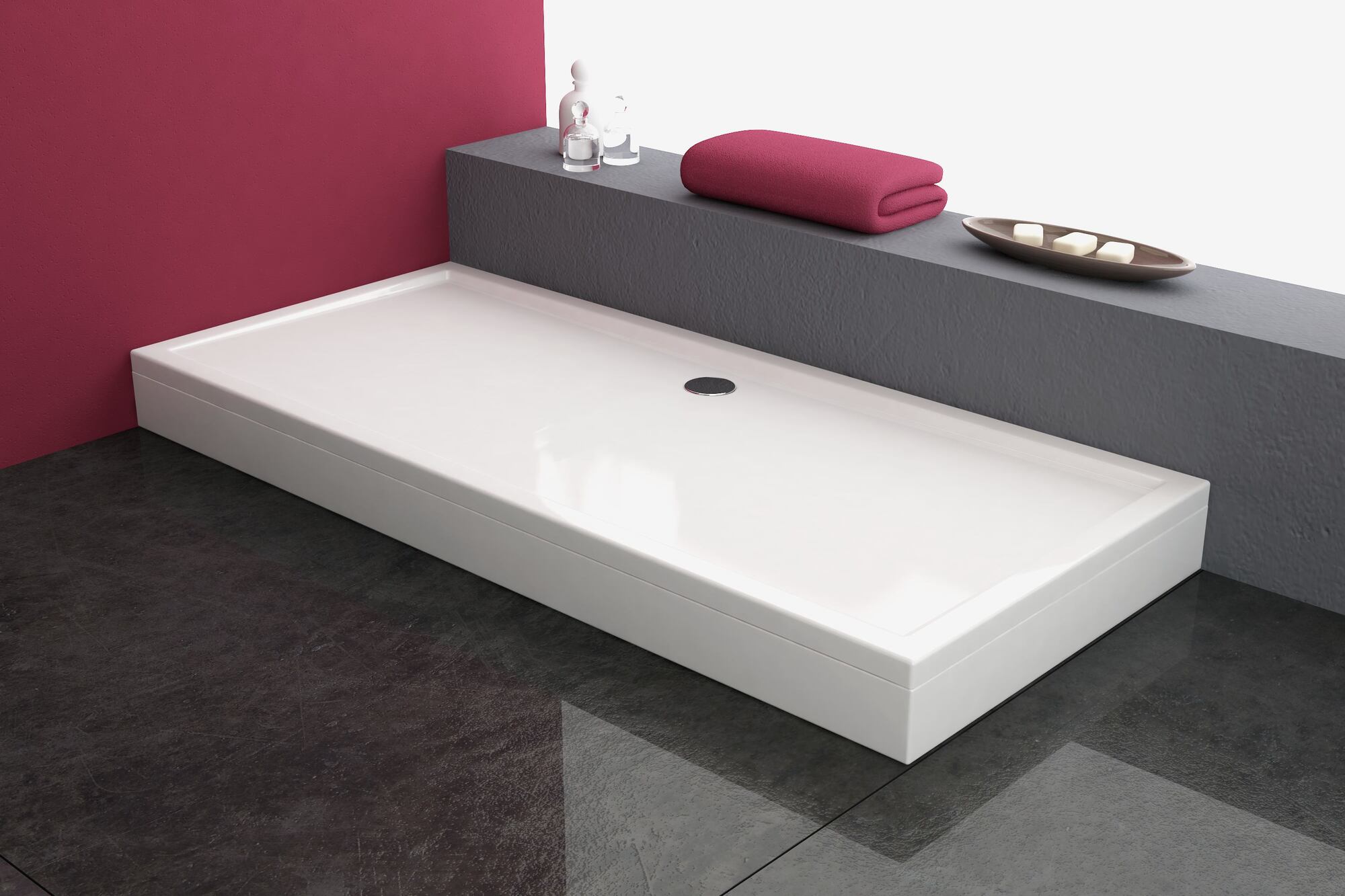 Поддон для душа акриловый Kolpa-San Flamenco 00527  Словения  - Вид №1