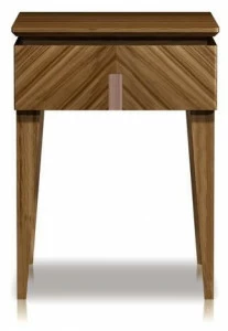 Arte Brotto Прямоугольная тумбочка из орехового дерева с ящиками Leonardo L114n/p