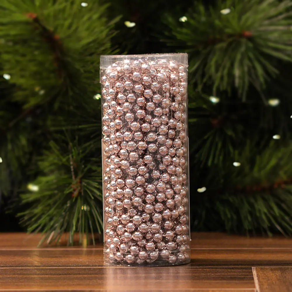 84749763 Бусы пластиковые D8мм 10м розовый STLM-0960036