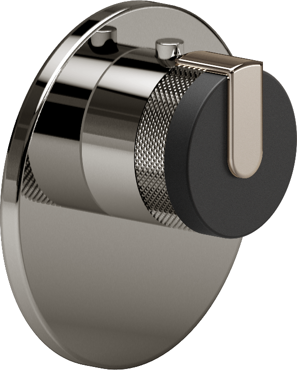 E-8027-R1BKE-L1PN-PC-T Термостатический переключатель 3/4-Внешняя часть GRAFF MOD+