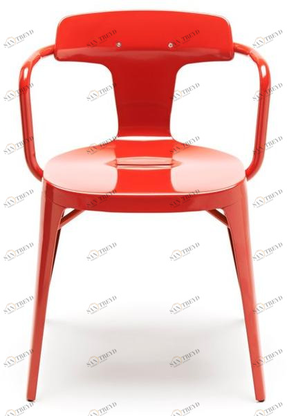 Tolix Штабелируемый стул из нержавеющей стали с подлокотниками sun-id-1450628