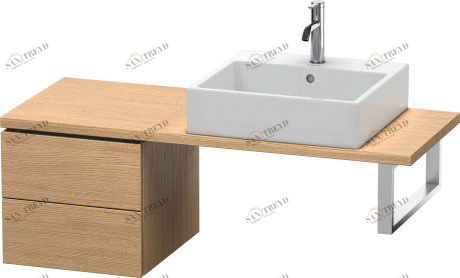 LC582605252 L-Cube Шкафчик для компактной консоли Европейский дуб, декор Duravit