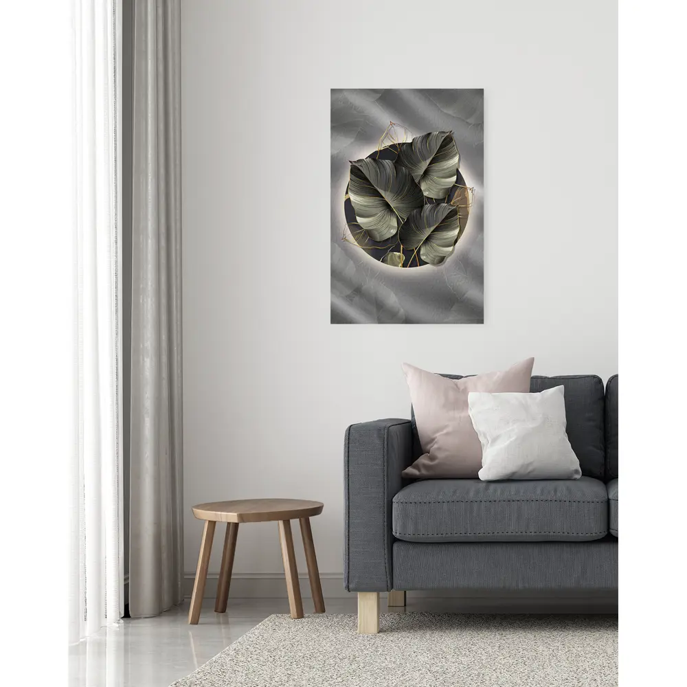 Картина на холсте Постер-лайн Листья монстеры 40x60 см 84267440 STLM-2204275  - Вид №3