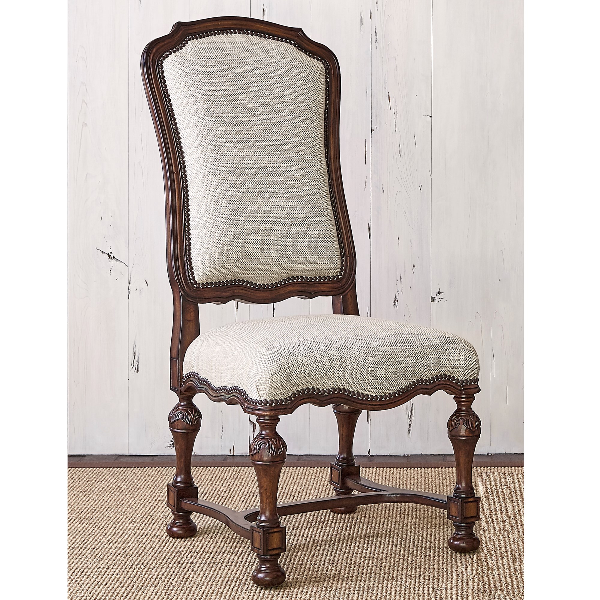 Подлокотники и стулья 58016-610-001 New Provence Side Chair - Balsamo Rain Ambella  - Вид №1