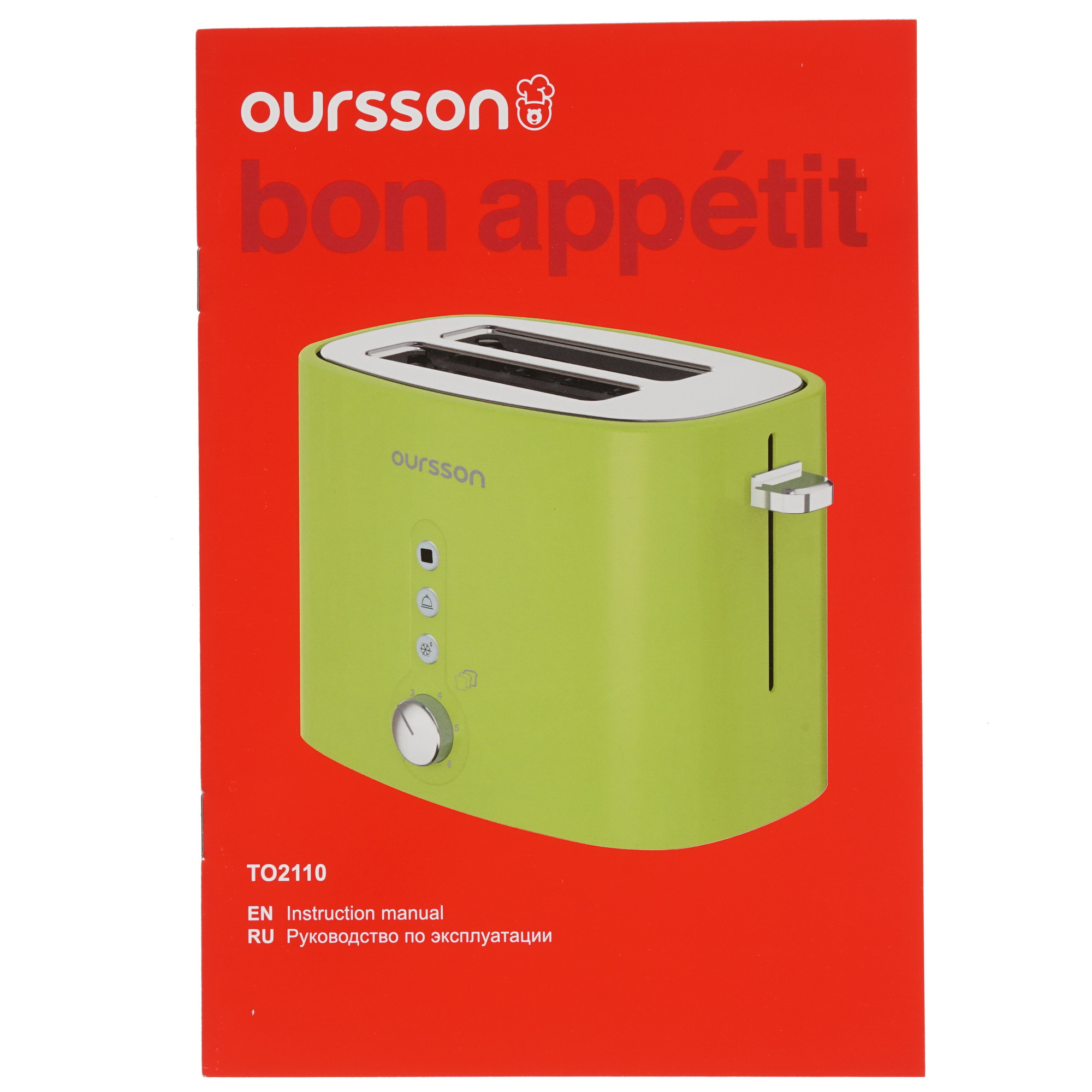 8192543 Тостер Oursson TO2110/RD красный STDN-0148140 - Вид №6
