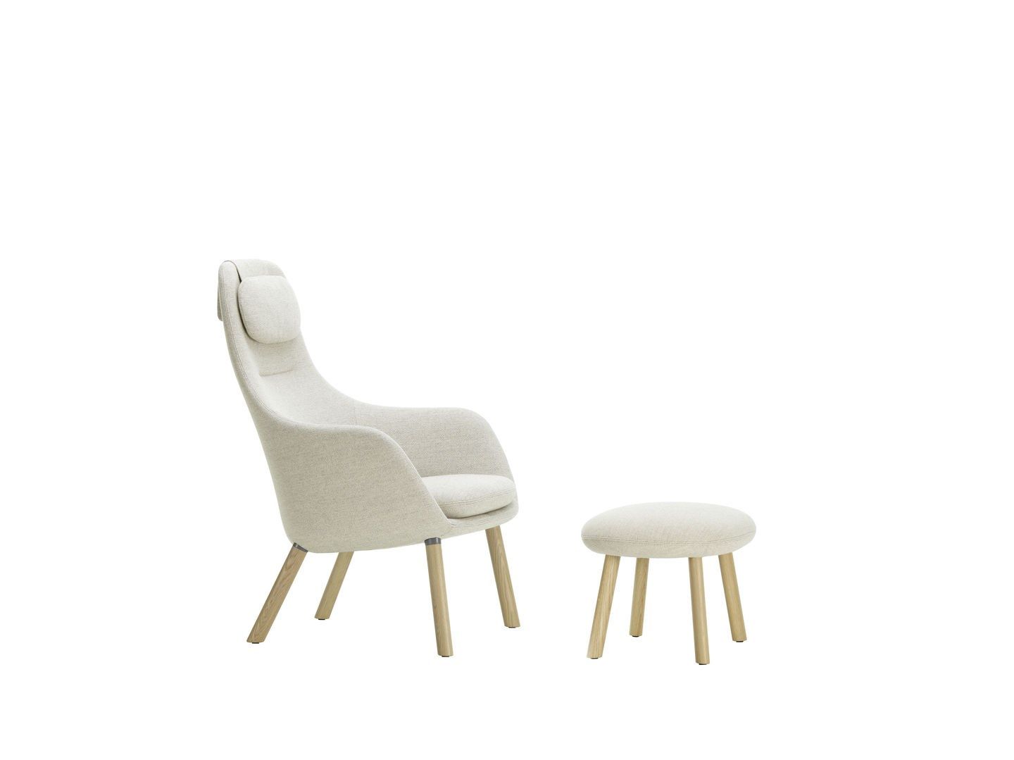 Тканевое кресло с подголовником VITRA HAL Lounge ARCH-00081015 - Вид №33