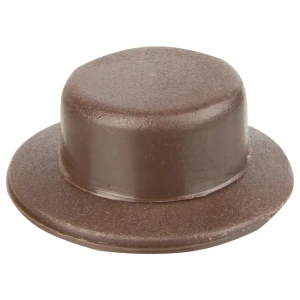 Колпачки защитные Керамопласт цвет коричневый, 100 шт.