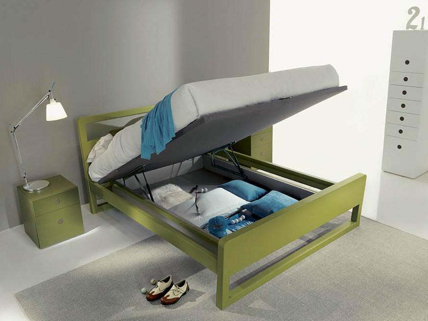 Fimar Двойная лакированная кровать для контейнера Feel sun-id-1404248 - Вид №2