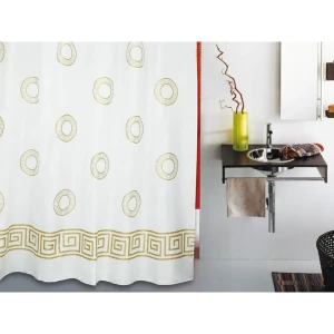 Штора для ванной комнаты «Classic» 180х200 см цвет жёлтый