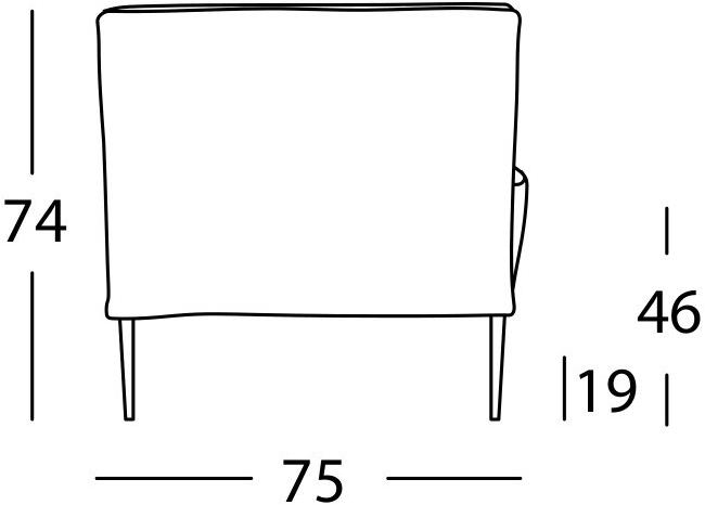 Marac Мягкое кожаное кресло с подлокотниками Morris sun-id-1413835 - Вид №3