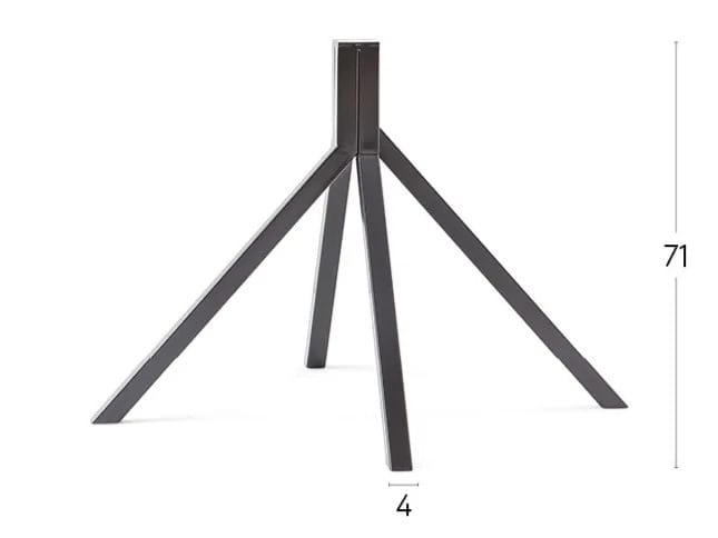 Круглый стол со стальной рамой Billiani Grapevine ARCH-00093782 - Вид №5