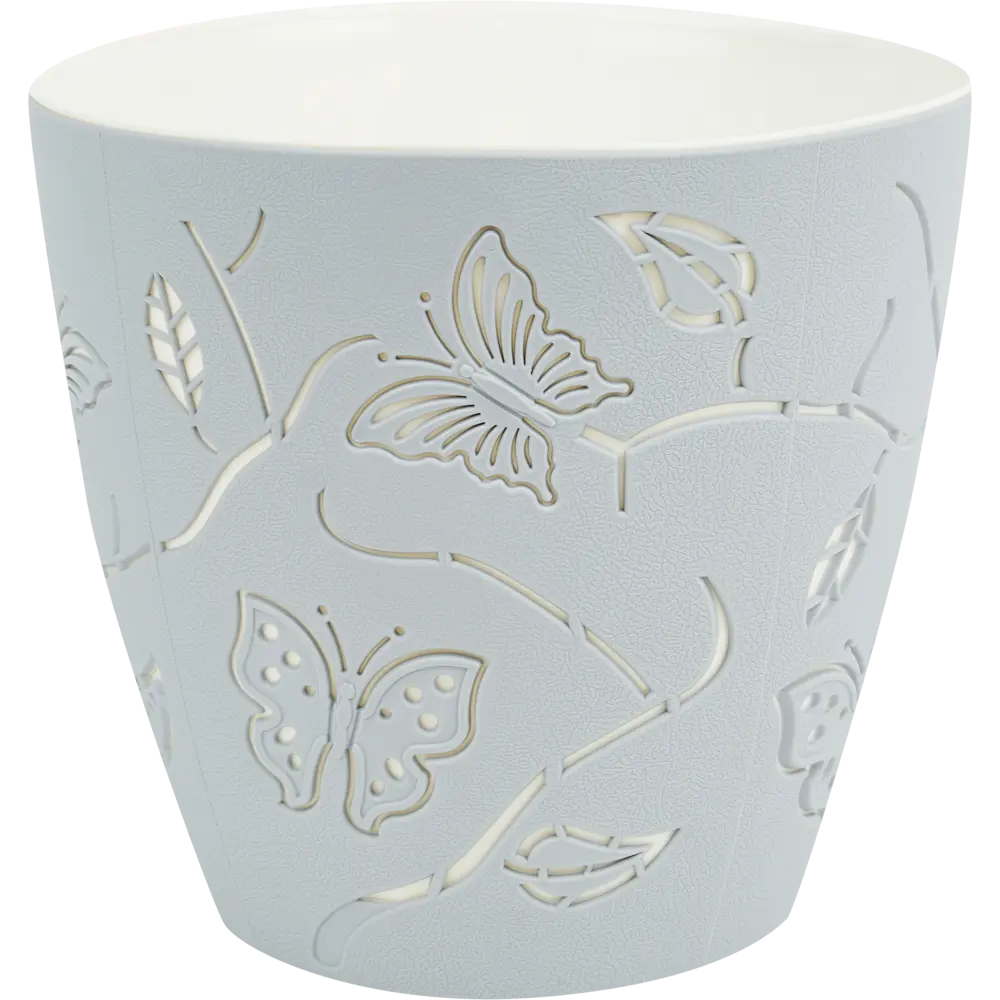 Горшок Plast Team Butterflies ø 175 мм 2.5 л серый шторм Santreyd STLM-2061118