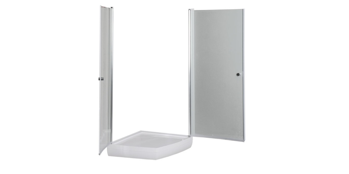 Душевой уголок Aquanet IVA NK1222 100x90 R, прозрачное стекло 0018321000183650 - Вид №3