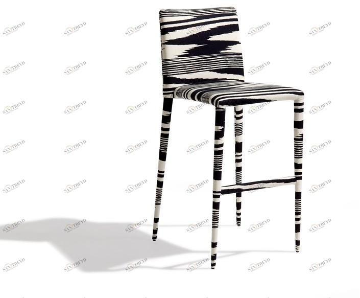 MissoniHome Высокий табурет из ткани sun-id-1438589