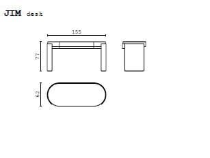 Стол с кожаной обивкой CPRN HOMOOD Shapes ARCH-00086990 - Вид №1