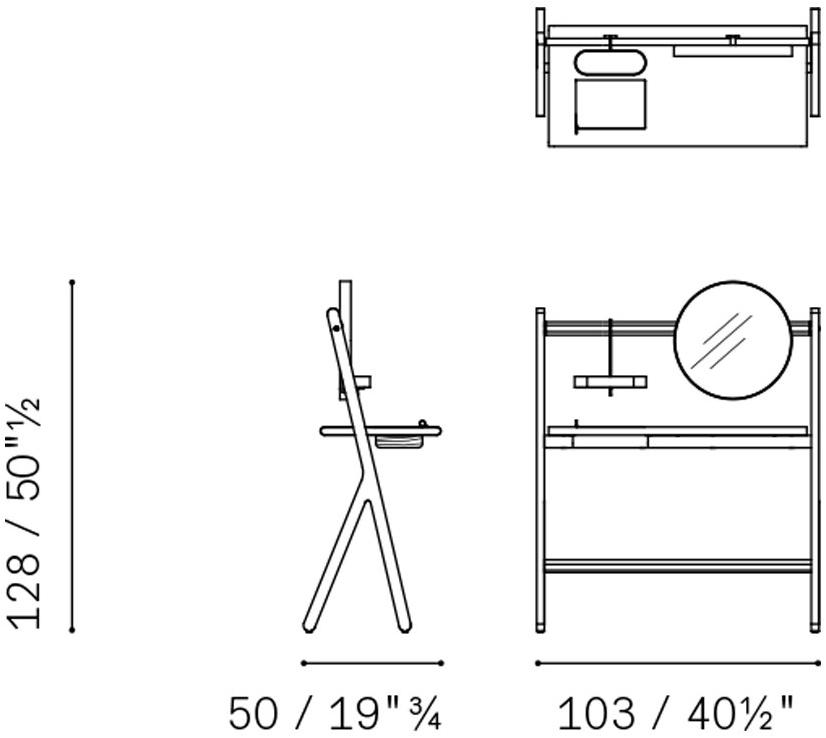 Poltrona Frau Туалетный столик из дерева La collezione - mobili e complementi sun-id-1393608 - Вид №3