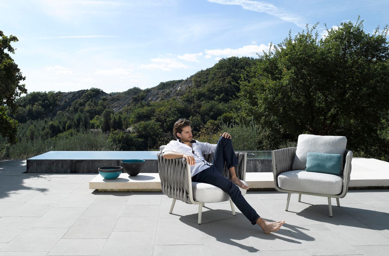 Тканевое кресло с подлокотниками TRIBÙ Tosca ARCH-00082350 - Вид №7