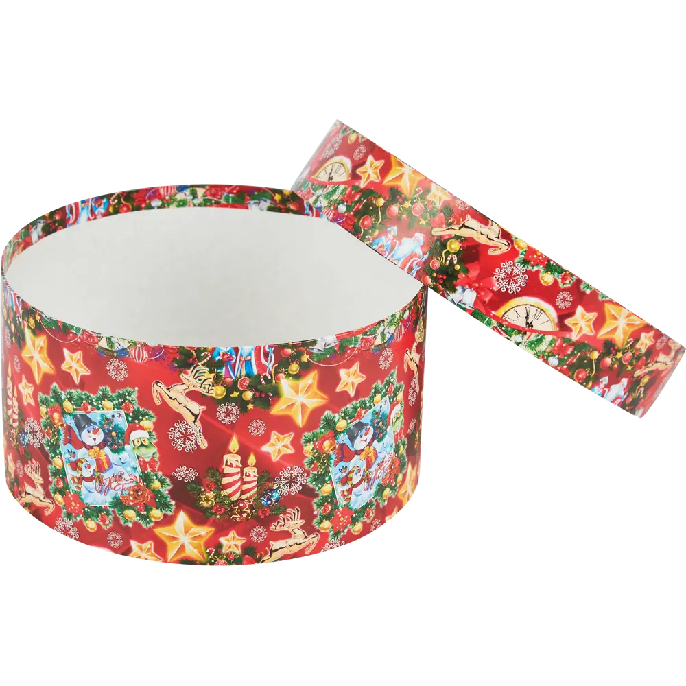 Коробка круглая «Mix» 19x10 см Симфония STLM-2000368 - Вид №5