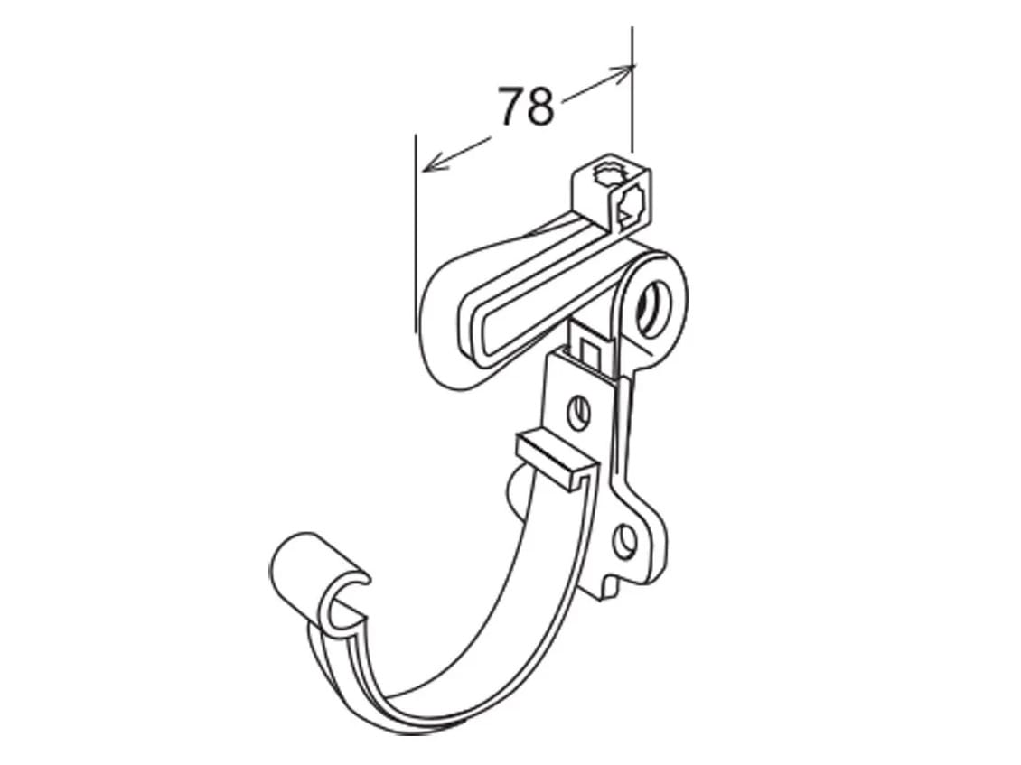 Аист с оцинкованным кронштейном для желоба 100 First Corporation First Plast ARCH-00029405 - Вид №2