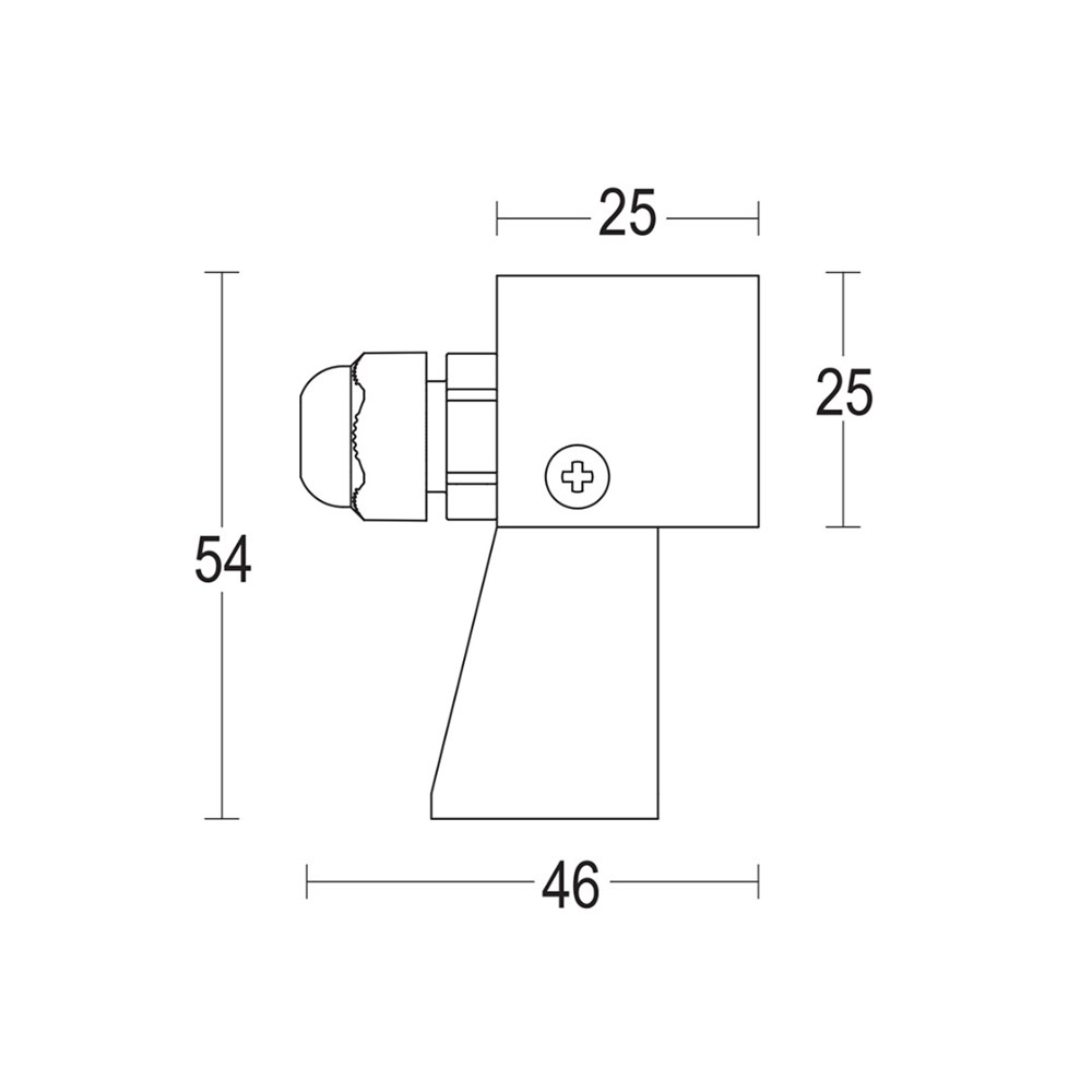 MicroSegno Spot SQ 24V Ghidini Микропроекторы - Power Hub .05 Темно-Cерый (Матовый)  - Вид №1