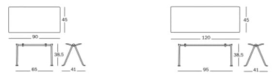 Прямоугольный мраморный журнальный столик Magis мастерская ARCH-00033767 - Вид №2