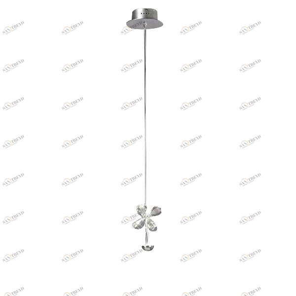 Подвесной светильник Crystal Light 1 от Delight Collection MD2553/1 DELIGHT COLLECTION ДИЗАЙНЕРСКИЕ 243731 Прозрачный;хром 