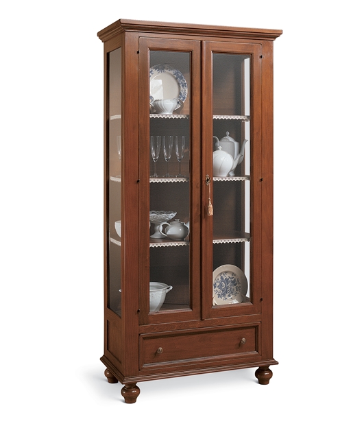 1933 Tifernoit Витрина с 2 дверцами и фигурным ящиком Soggiorno 