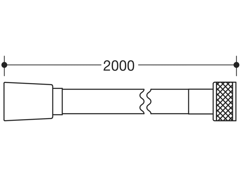 950.33.E065 шланг для душа HEWI Universalprodukte  - Вид №1