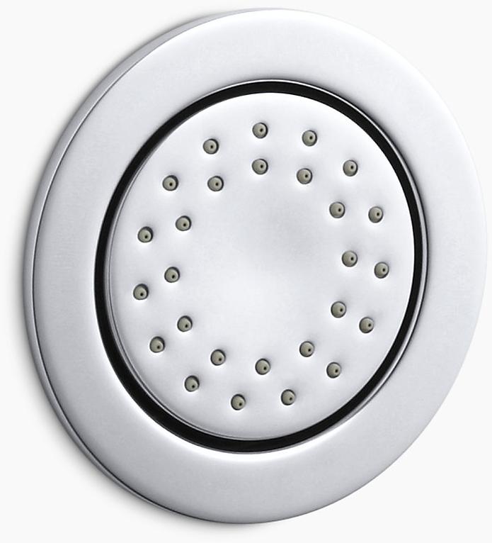KOHLER WaterTile Round Round 27-Nozzle спрей для тела 1,0 галл / мин с технологией всасывания воздуха Katalyst K-77119-BN  - Вид №1