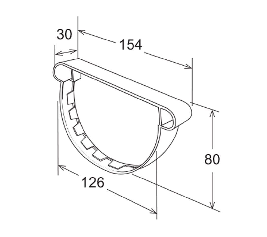 Головка желоба 125 First Corporation First Plast ARCH-00097082