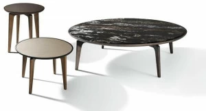 Giorgetti Круглый журнальный столик из мрамора