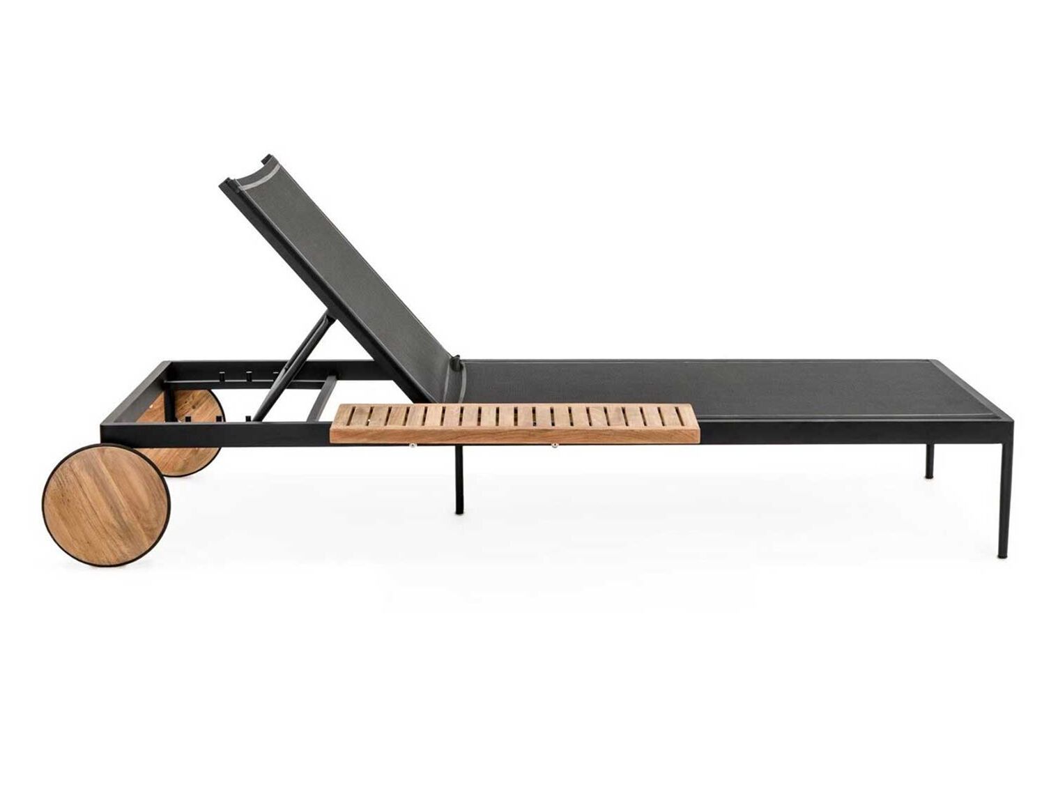 Садовая кровать с откидной спинкой textilene с колесами SNOC Ralph ARCH-00048800