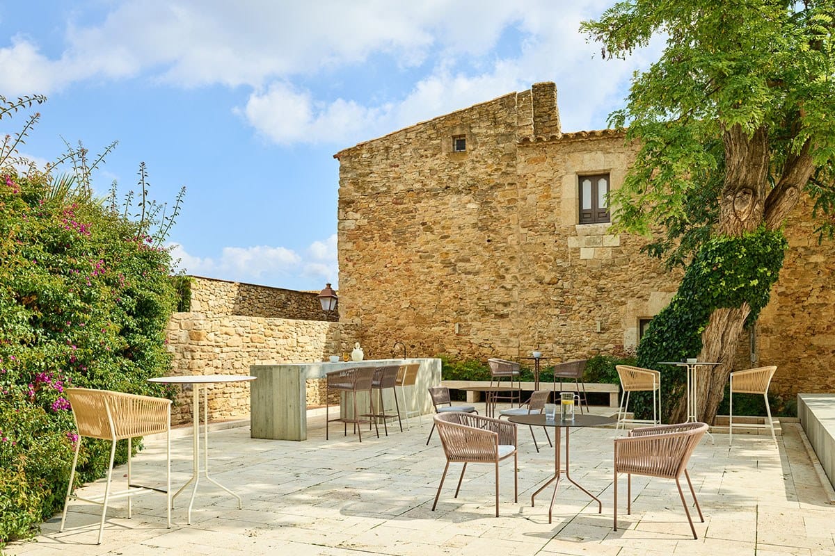 Высокий веревочный садовый стул со спинкой POINT Weave ARCH-00106052 - Вид №1