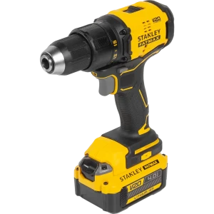 Дрель-шуруповерт аккумуляторная бесщеточная Stanley Fatmax SBD710M2K, 18 В Li-ion 2х4 Ач