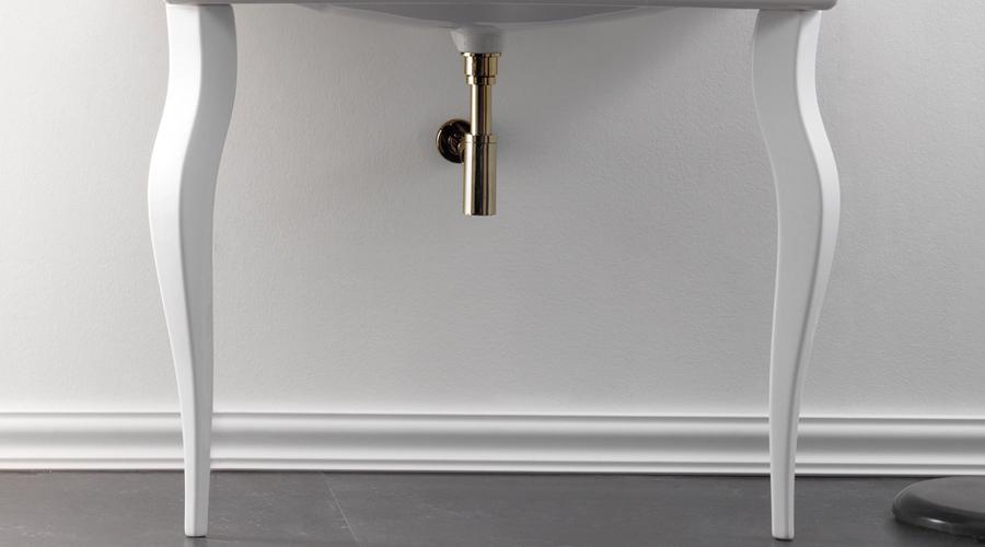 Tigaqu Консоль керамическая для монтажа с раковиной GSG CERAMIC Time - Вид №2