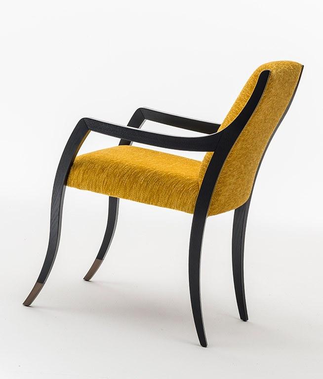 OAK Стул с обивкой и подлокотниками Milano collection Sc5033 - Вид №2