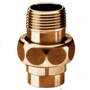 14341281 SANHA 4341G сгон ВП-НР, бронза, самоуплотняющийся 28x1 мм