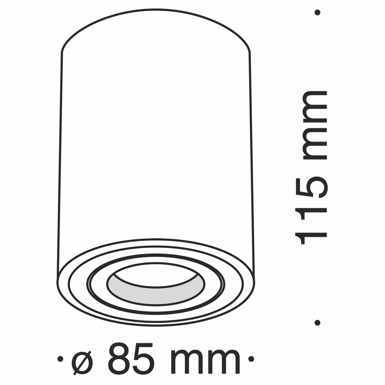 Спот потолочный галогеновый 11,5 см белый Alfa C016CL-01W TECHNICAL CEILING & WALL 00-3956954 Белый  - Вид №5