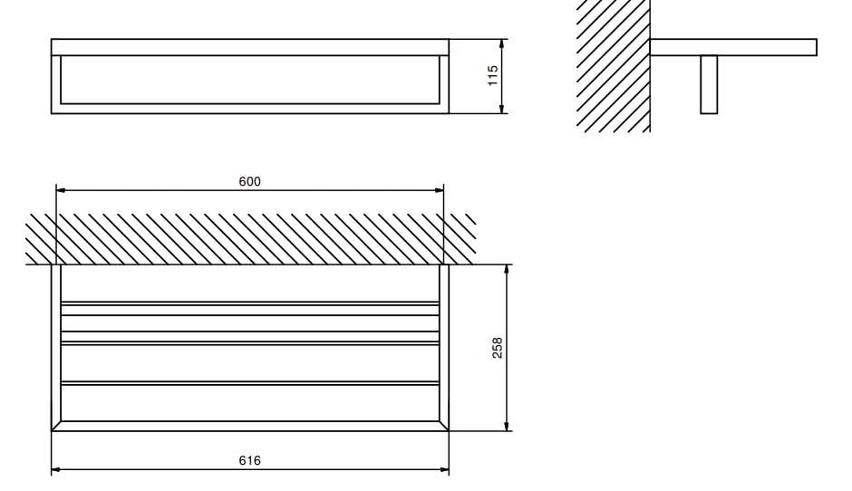 Держатель для полотенец Fantini Rubinetti Линия Аксессуаров ARCH-00023185 - Вид №2