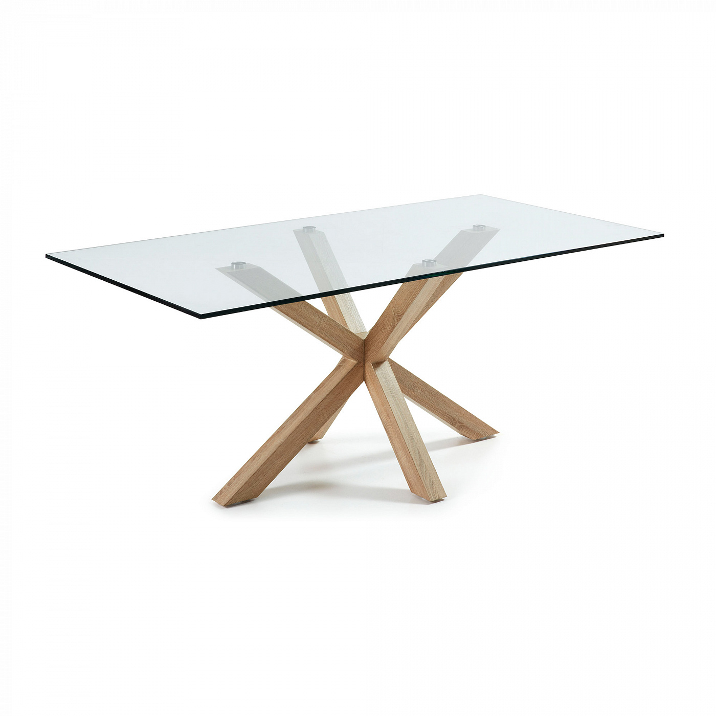 051150 Стол Arya 200x100 металл стекло La Forma Argo - Вид №3