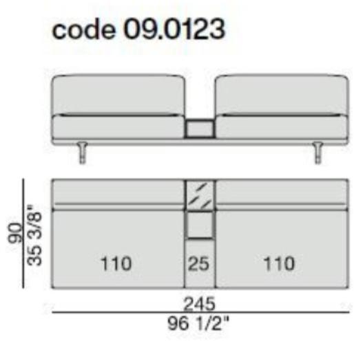 Porada Модульный тканевый диван с вещевым ящиком Eighteen sun-id-1365862 - Вид №9