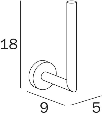 INDA® Держатель запасного рулона из металла Gealuna A10280 - Вид №2