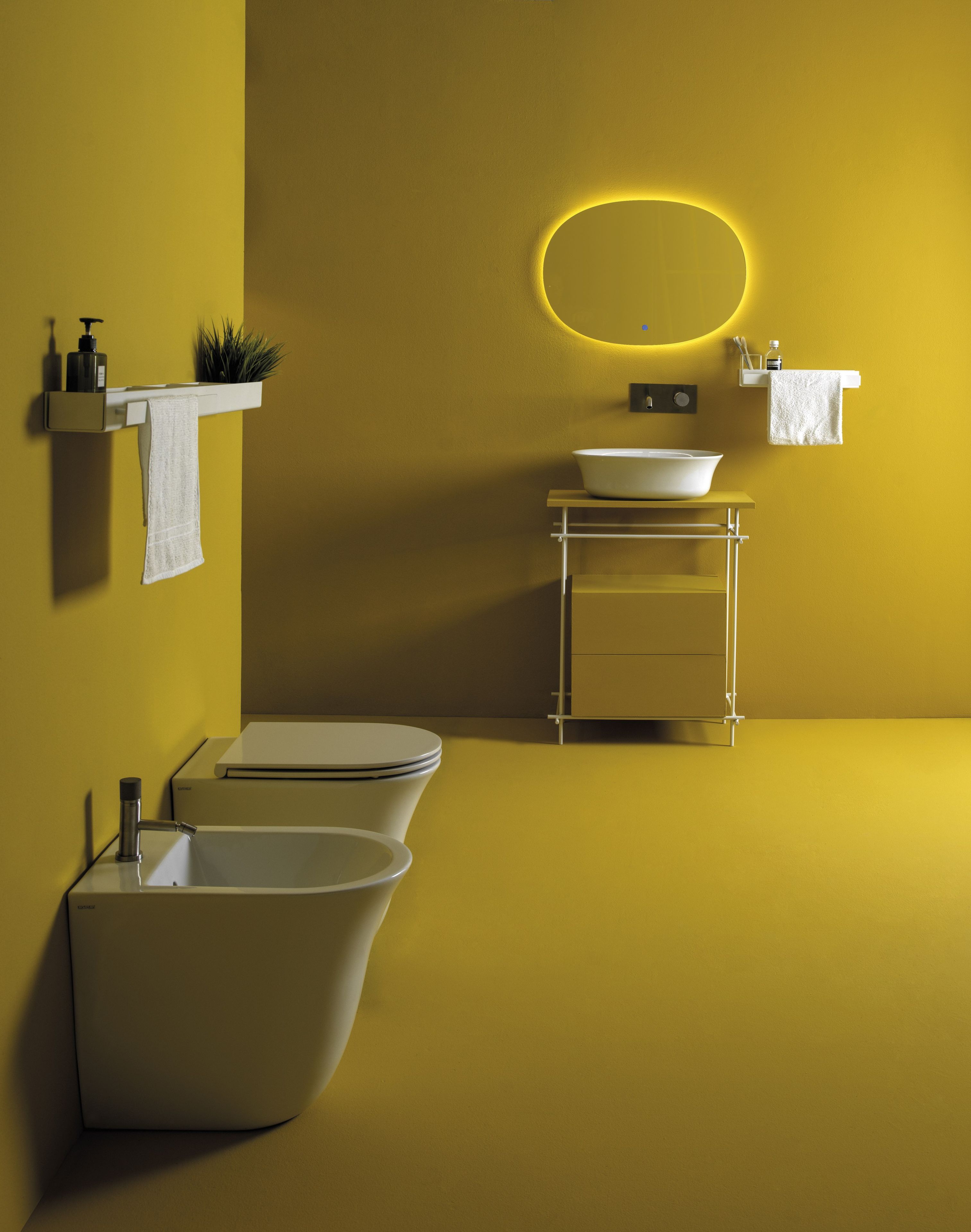 Полная мебель для ванной комнаты GSG Ceramic Design Flut ARCH-00115836 - Вид №9