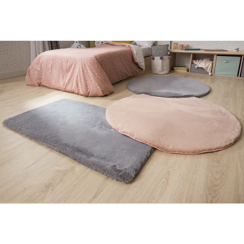 INSPIRE BIANCA: Искусственная шкура розового оттенка для уютного интерьера 83235395 STLM-0039670 - Вид №9